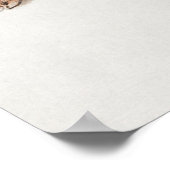 ヴィンテージ亀イラストレーション ポスター (角)