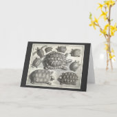 ヴィンテージ亀甲エッチング カード (黄色い花)