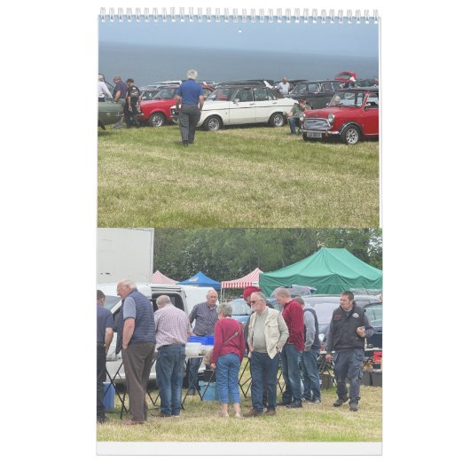 ヴィンテージ予定表 カレンダー (裏面)