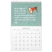 ヴィンテージ予定表 カレンダー (3月 2027)