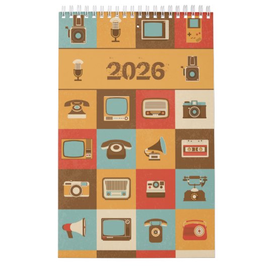 ヴィンテージ予定表 カレンダー (カバー)