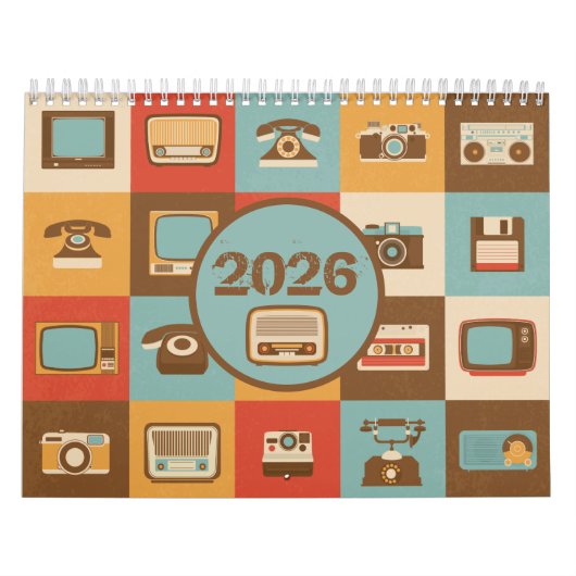 ヴィンテージ予定表 カレンダー (カバー)