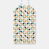 ヴィンテージ予測できなクリスマスツリーミッドセンチュリーレトロ ギフトタグ (裏面)