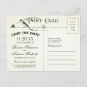 ヴィンテージ予測できなポストカードの保存 案内ポストカード (裏面)