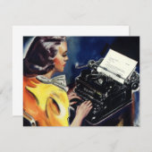 ヴィンテージ事務局長タイピングレター (正面/裏面)