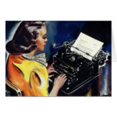 ヴィンテージ事務局長タイピングレター (正面横)