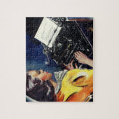 ヴィンテージ事務局長タイピングレター ジグソーパズル (縦)