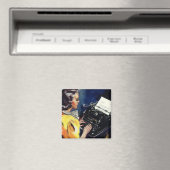 ヴィンテージ事務局長タイピングレター マグネット (インサイチュ (食洗機))