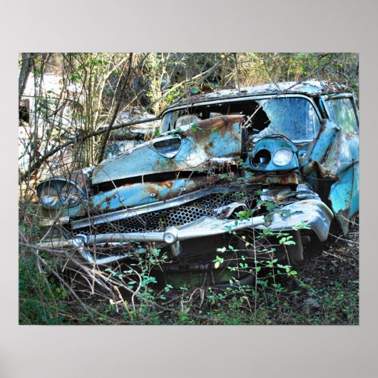ヴィンテージ事故車 ポスター (正面)