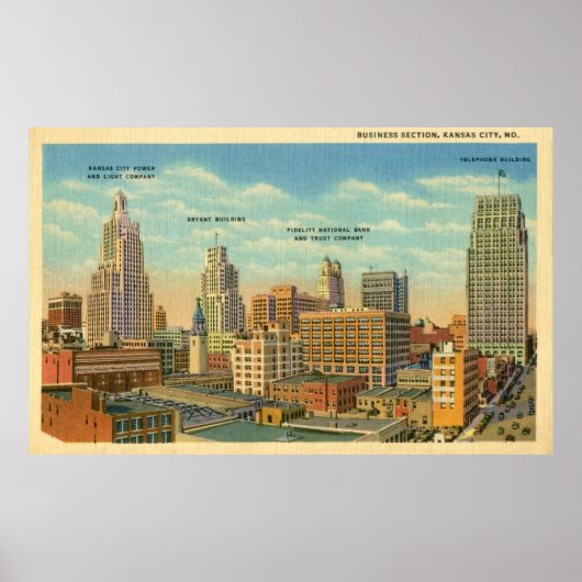 ヴィンテージ事業部カンザスシティーMO ポスター (正面)
