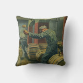 ヴィンテージ事業、ワイン醸造コーキングワイン樽 クッション (裏面)