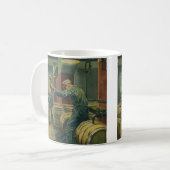 ヴィンテージ事業、ワイン醸造コーキングワイン樽 コーヒーマグカップ (正面左)