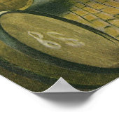 ヴィンテージ事業、ワイン醸造コーキングワイン樽 ポスター (角)