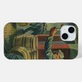 ヴィンテージ事業、ワイン醸造コーキングワイン樽 Case-Mate iPhoneケース (裏面 (横))