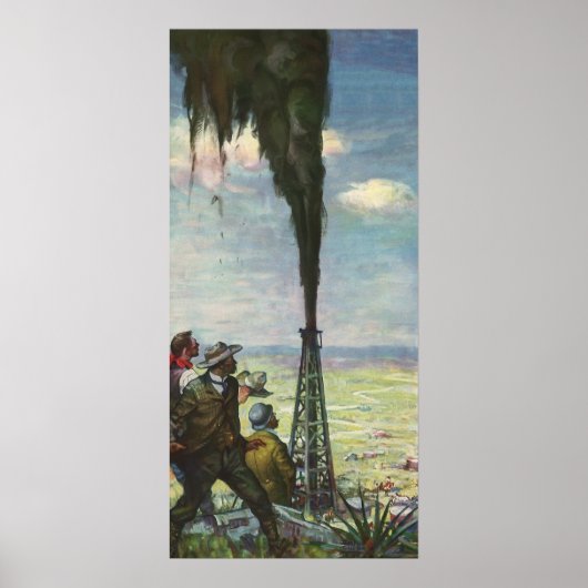 ヴィンテージ事業、労働者との油を急ぐ ポスター (正面)