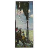 ヴィンテージ事業、労働者との油を急ぐ ワインギフトバッグ (裏面)