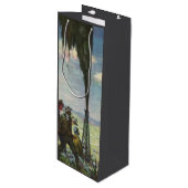 ヴィンテージ事業、労働者との油を急ぐ ワインギフトバッグ (正面アングル)