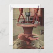 ヴィンテージ事業、大水車エネルギー ポストカード (正面/裏面)