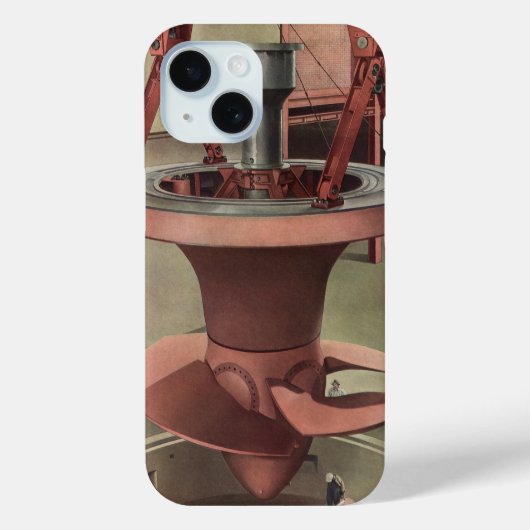 ヴィンテージ事業、大水車エネルギー Case-Mate iPhoneケース (裏面)