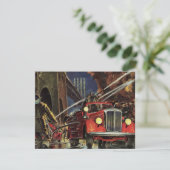 ヴィンテージ事業、消防士、消防士の消防車 (スタンド正面)