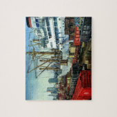 ヴィンテージ事業、着航貨物船運送 ジグソーパズル (縦)