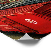 ヴィンテージ事業、着航貨物船運送 ポスター (角)