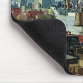 ヴィンテージ事業、着航貨物船運送 マウスパッド (コーナー)