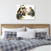 ヴィンテージ事業、航空会社役員会議 キャンバスプリント (インサイチュ (寝室))