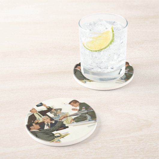 ヴィンテージ事業、航空会社役員会議 コースター (側面)