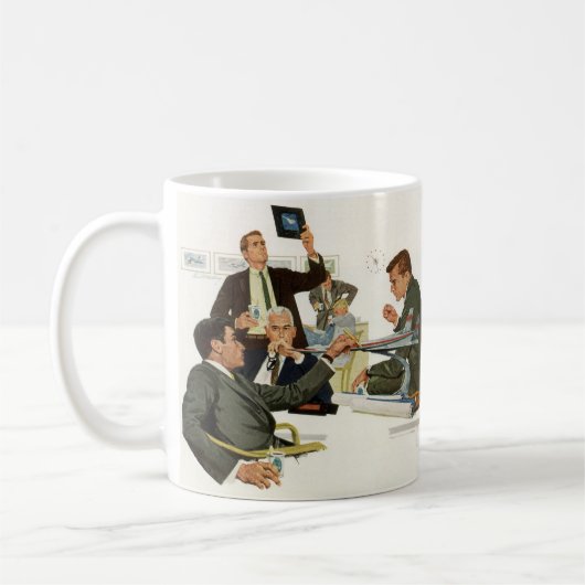 ヴィンテージ事業、航空会社役員会議 コーヒーマグカップ (左)