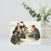 ヴィンテージ事業、航空会社役員会議 ポストカード (スタンド正面)