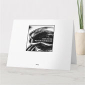 ヴィンテージ二重様式化バラ カード (裏面)