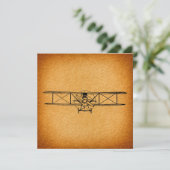 ヴィンテージ二面アンティーク航空術 シーズンカード (スタンド正面)