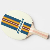 ヴィンテージ五ストライプ集会の名前 卓球ラケット (横)