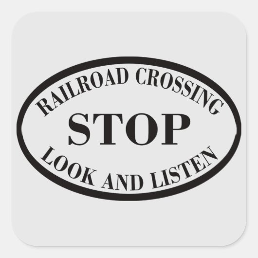 ヴィンテージ交差点 スクエアシール (正面)