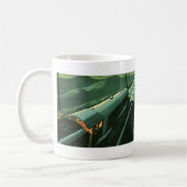 ヴィンテージ交通、グリーンスピード列車 コーヒーマグカップ (左)