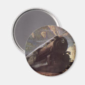 ヴィンテージ交通、山車旅行 マグネット (正面/裏面)