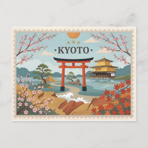 ヴィンテージ京都日本旅行絵葉書 ポストカード