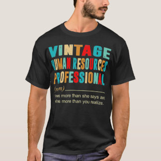 ヴィンテージ人事プロフェッショナル規制 Tシャツ