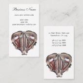 ヴィンテージ人体解剖学科学、眼球の目 名刺 (正面/裏面)