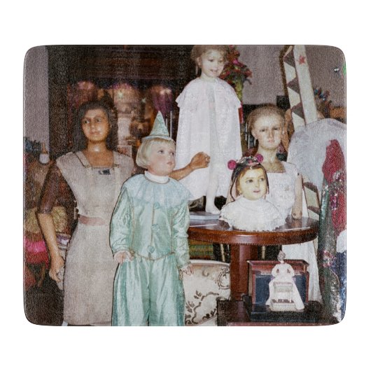 ヴィンテージ人形アンティーク カッティングボード (正面)