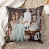 ヴィンテージ人形アンティーク クッション (ブランケット)