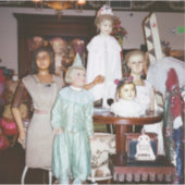 ヴィンテージ人形アンティーク シール (正面)