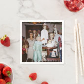 ヴィンテージ人形アンティーク スタンダードカクテルナプキン (インサイチュ)