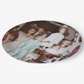 ヴィンテージ人形アンティーク ペーパープレート (アングル)