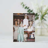 ヴィンテージ人形アンティーク ポストカード (スタンド正面)