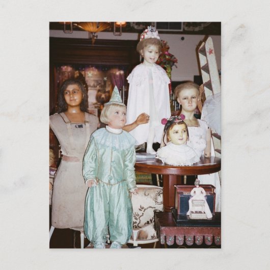 ヴィンテージ人形アンティーク ポストカード (正面)