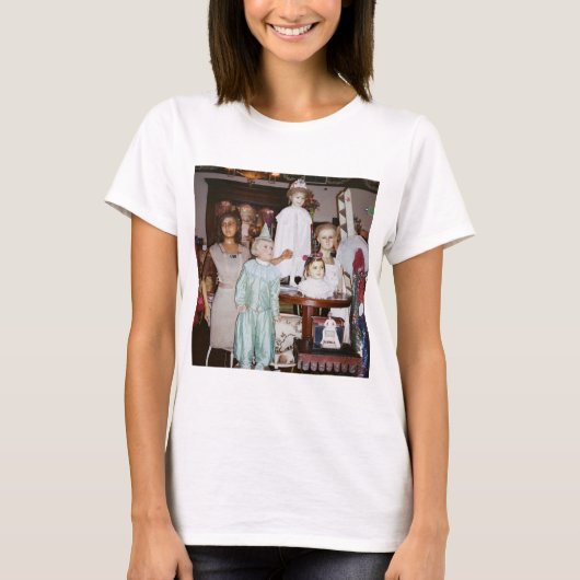 ヴィンテージ人形アンティーク Tシャツ (正面)