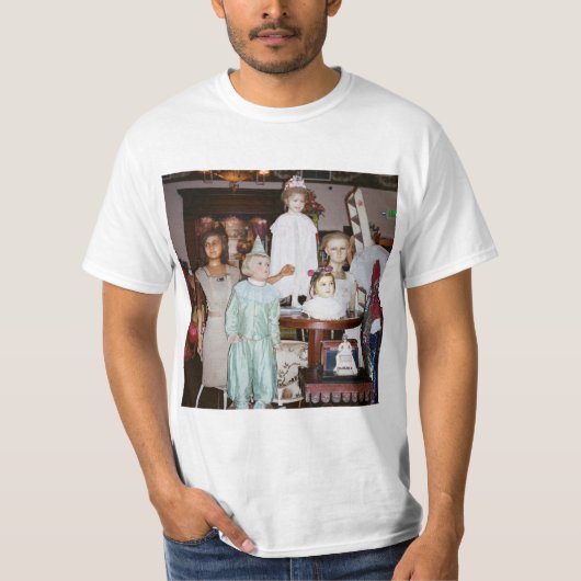 ヴィンテージ人形アンティーク Tシャツ (正面)