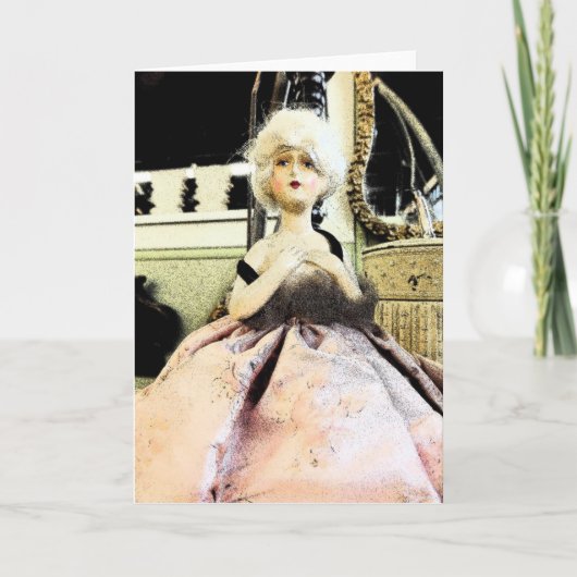 ヴィンテージ人形カード カード (正面)